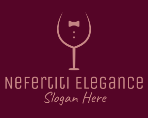 Elegant Winery Glass logo design