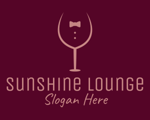 Elegant Winery Glass logo design