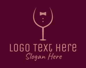 Winery - Elegant Winery Glass logo design