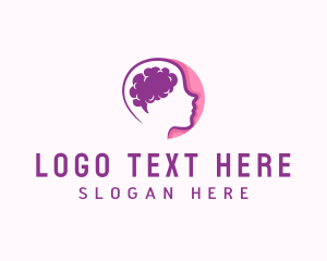 Human - Brain Intelligence Neurologist logo design