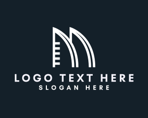 Professional Firm Letter M logo design
