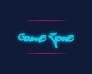 Graffiti Neon Wordmark logo design