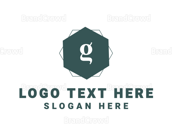 Blue G Hexagon Logo