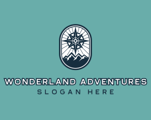 Compass Mountain Adventure logo design