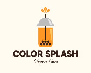 Modern Tea Drink logo design