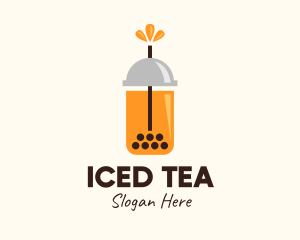 Modern Tea Drink logo design