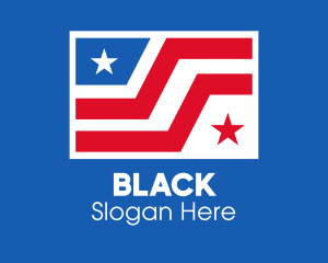 Stars Stripes USA Flag Logo