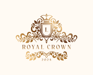 Royal Academia Crown logo design