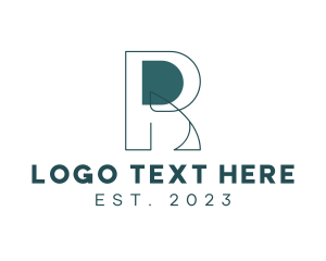 Coworking - Modern Creative Letter R logo design