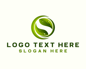 Sustainable - Environmental Plant Leaf logo design