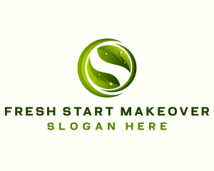 Environmental Plant Leaf logo design