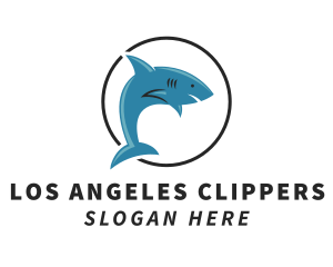 Team - Swimming Shark Surf Gear logo design