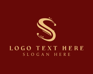 Fashion Designer - Elegant Boutique Letter S logo design