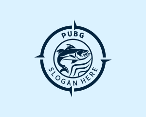 Fish Salmon Fishery Logo