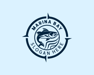 Fish Salmon Fishery logo design