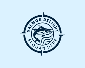 Salmon - Fish Salmon Fishery logo design