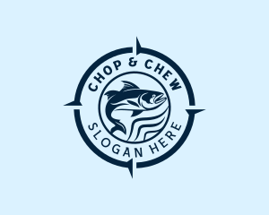 Seafood - Fish Salmon Fishery logo design