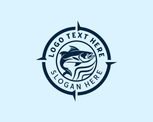 Fish Salmon Fishery Logo