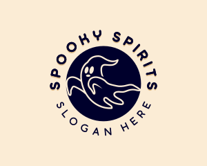 Halloween - Halloween Ghost Costume logo design