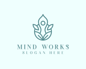 Health Meditation Zen logo design