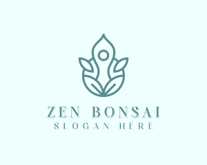 Health Meditation Zen logo design