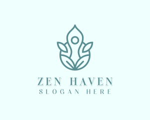 Health Meditation Zen logo design