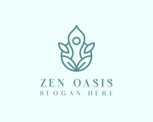 Health Meditation Zen logo design