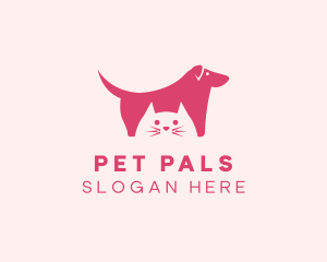 Dog Cat Pet Shop logo design