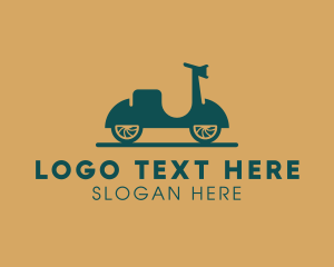 Antique - Vehicle Scooter Motorcycle logo design