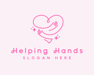 Charity - Charity Hug Heart logo design