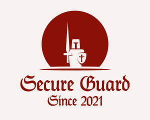 Medieval Royal Guard logo design