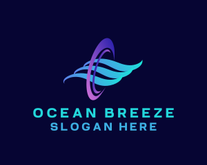 Cooling Wave Breeze logo design