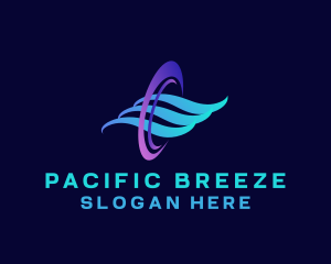 Cooling Wave Breeze logo design