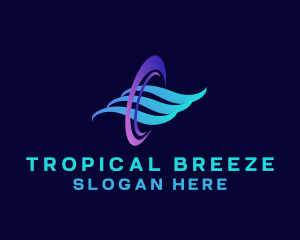 Cooling Wave Breeze logo design