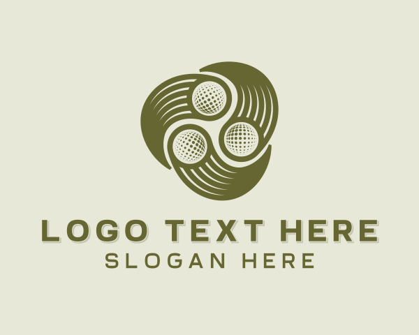 Golfing - Golfing Sports Tournament logo design