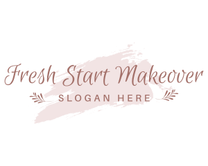 Blush Feminine Wordmark logo design