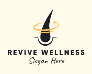 Rejuvenation - Hair Dermatology Orbit logo design