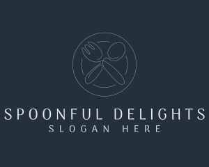 Spoon Fork Dining logo design