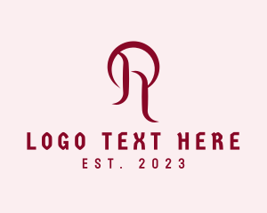 Makeup Tutorial - Cosmetic Skin Care Letter R logo design