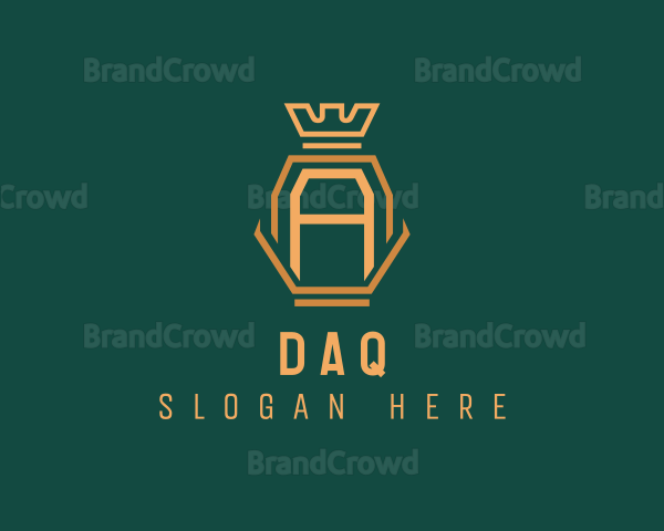 Crown Boutique Letter A Logo