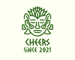 Team - Nature Mayan Mask logo design