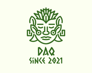 Cultural - Nature Mayan Mask logo design
