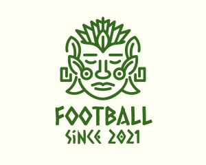 Tribe - Nature Mayan Mask logo design