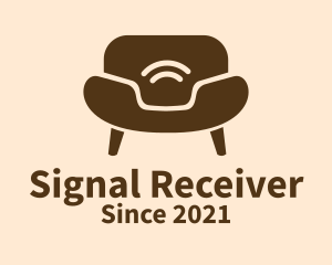 Sofa Telephone Signal logo design