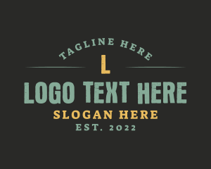 Hipster Rustic Brand Logo