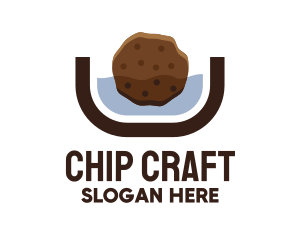 Chocolate Cookie Dip logo design