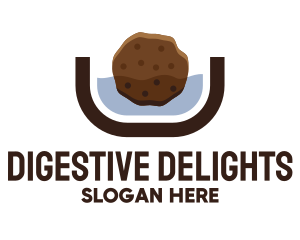 Digestive - Chocolate Cookie Dip logo design