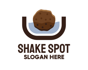 Shake - Chocolate Cookie Dip logo design