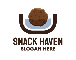 Chocolate Cookie Dip logo design