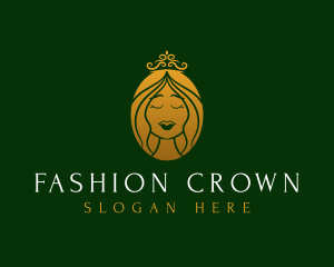 Queen Luxury Crown logo design